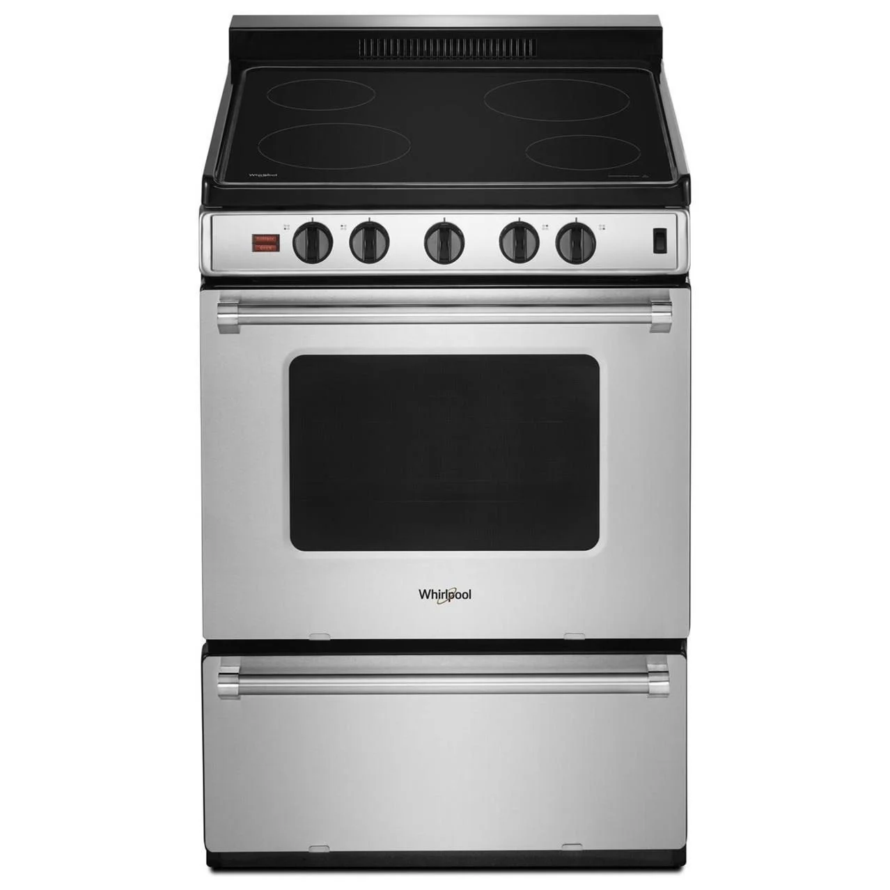 Whirlpool WFE500M4HS 24inch Freestanding Electric Range with Upswept